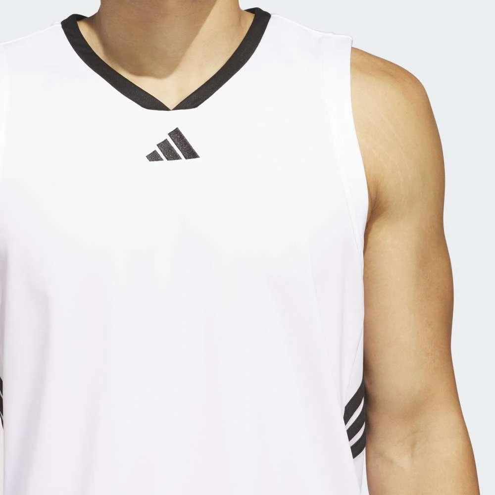 adidas Camiseta Baloncesto Hombre 3-Stripes Tank - Image 3