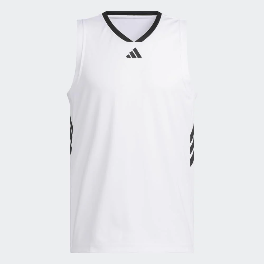 adidas Camiseta Baloncesto Hombre 3-Stripes Tank - Image 4