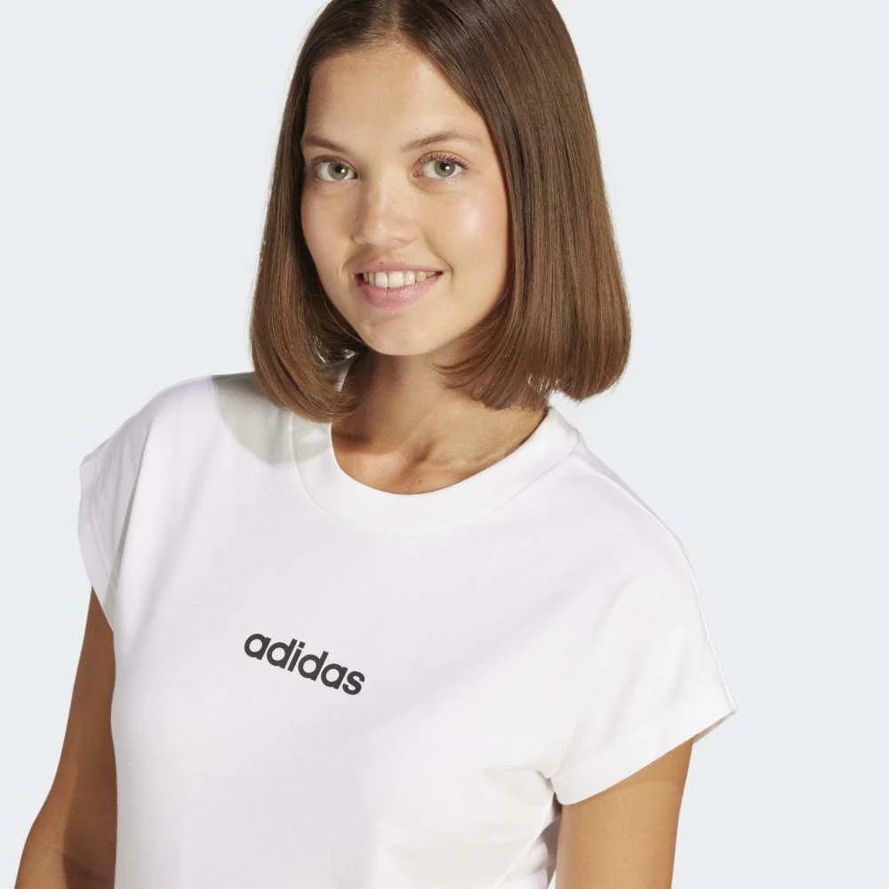 adidas Camiseta Essentials Linear Cotton - Image 3