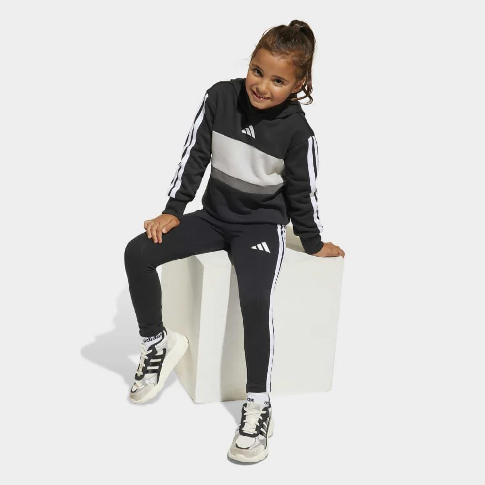 adidas Conjunto Seasonal Essentials Tiberio Fleece 3 Bandas (niños) - Image 3