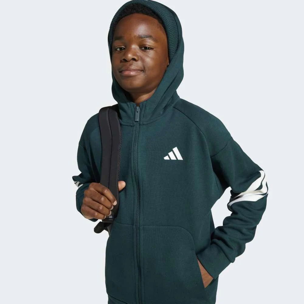 adidas Sudadera Niño J Fi 3s Fz hd - Image 3