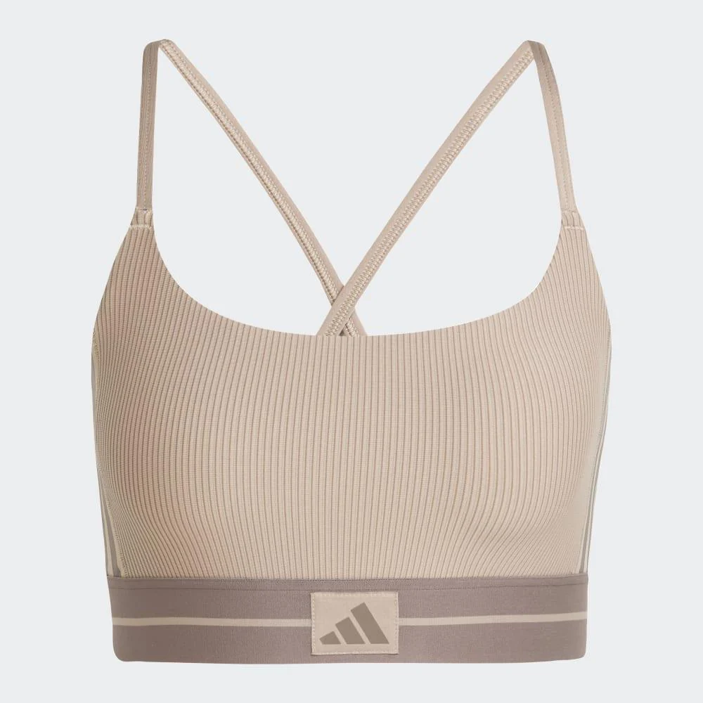 adidas Sujetador Deportivo Baja Sujeción Mujer Hyperglam Rib Bralette - Image 3