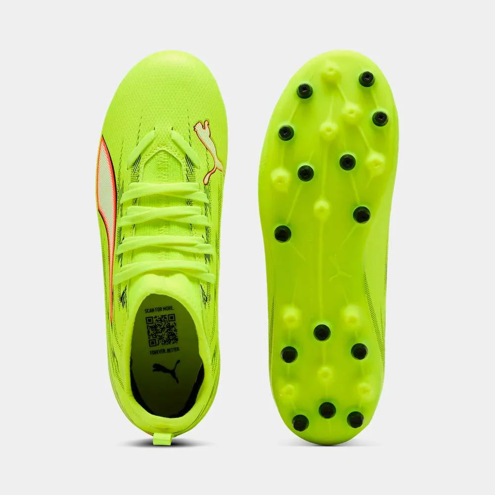 Botas De Fútbol Puma Ultra 6 Match Mg Para Niños Y Adolescentes - Image 3