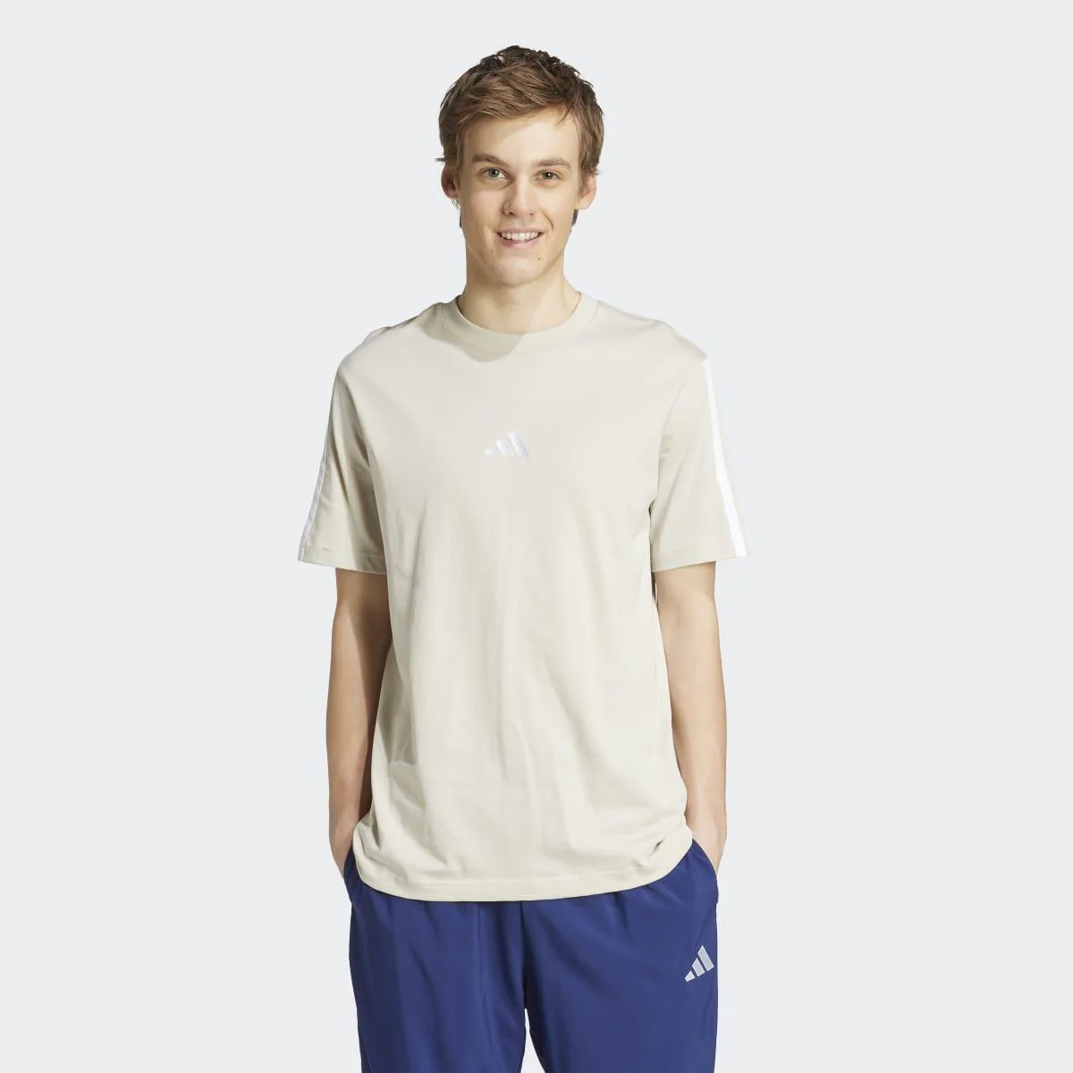 Camiseta Casual adidas De Hombre M 3s Sj T B