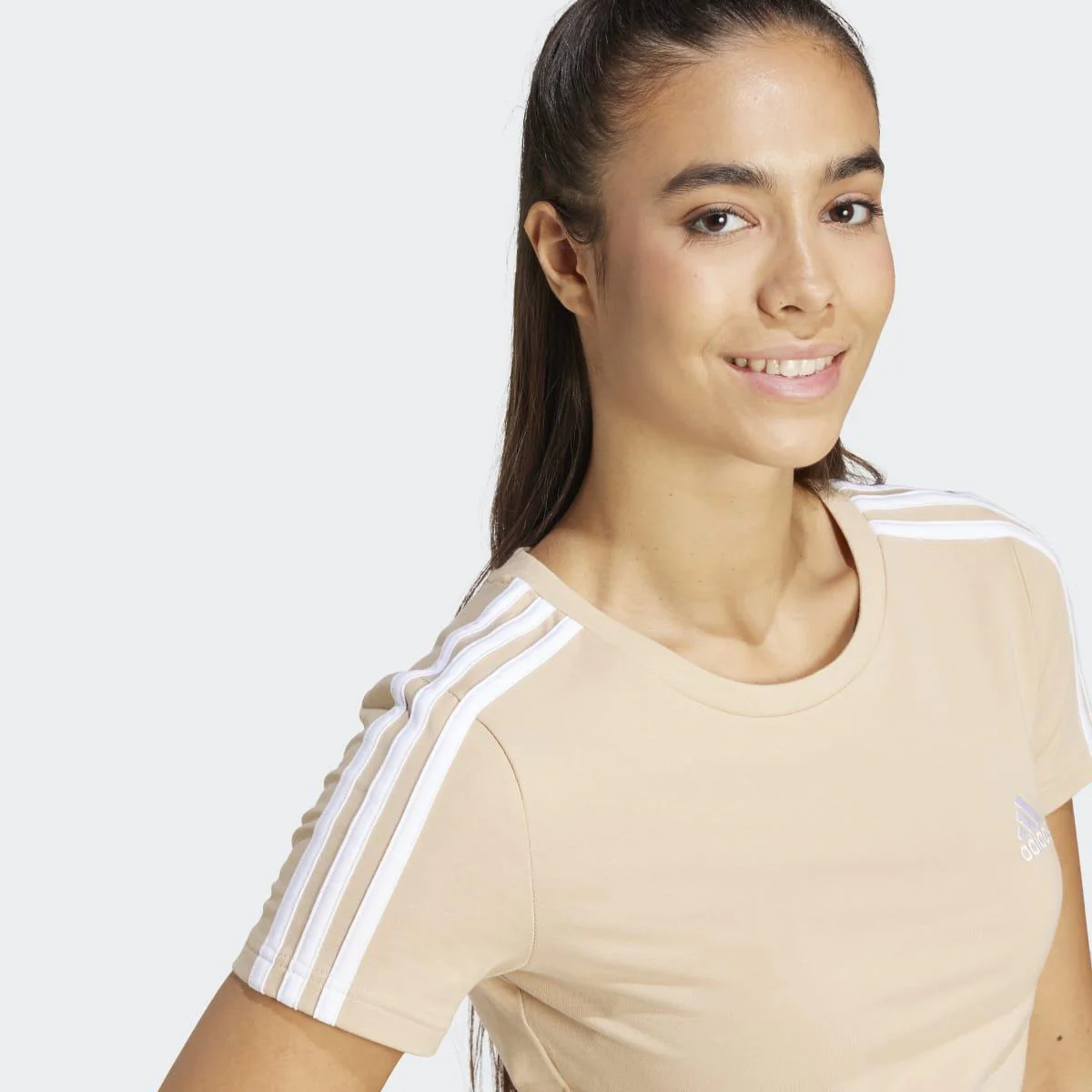 Camiseta Corta Casual Mujer W 3s Baby T adidas Sportswear - Image 5