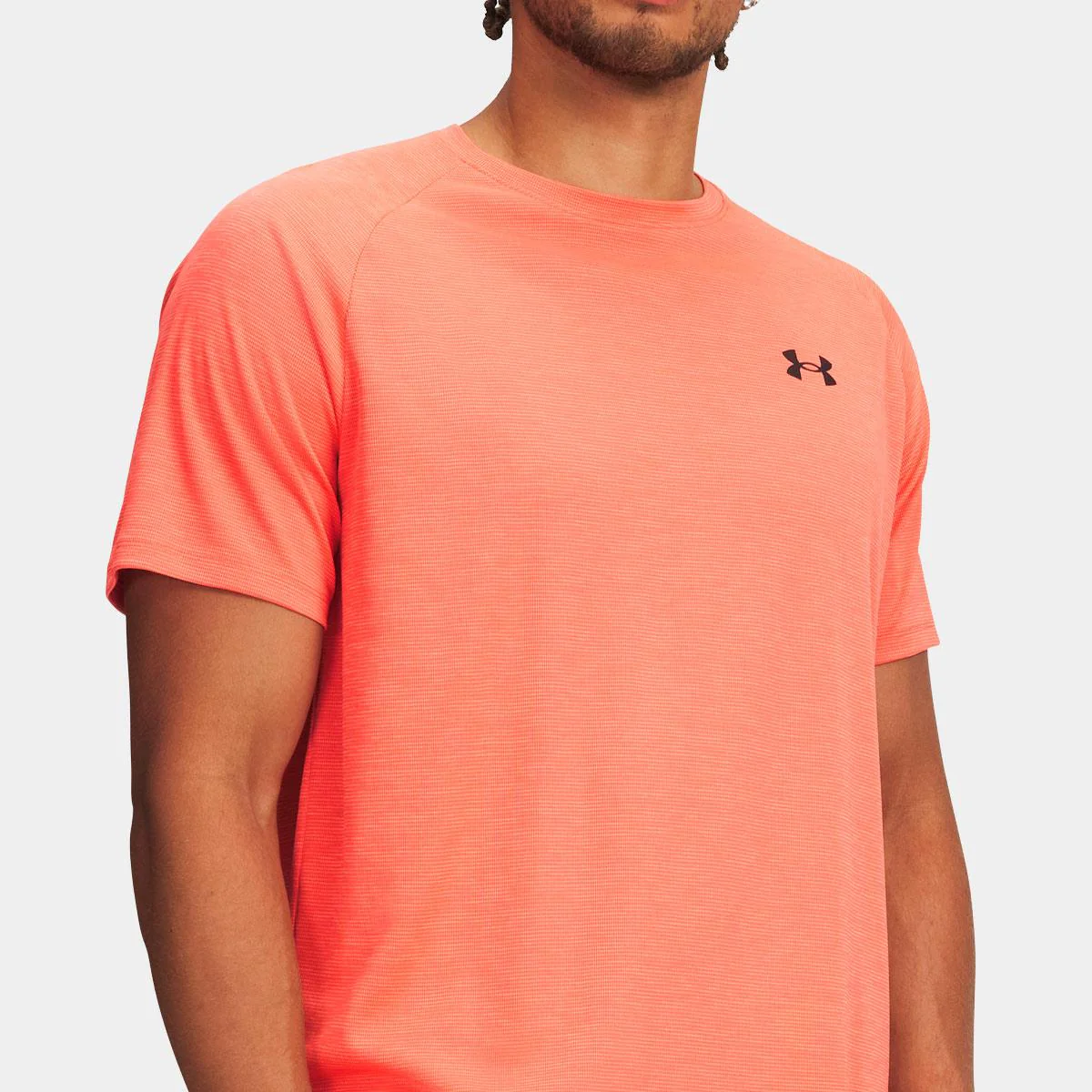 Camiseta De Manga Corta Ua Tech™ Textured Para Hombre