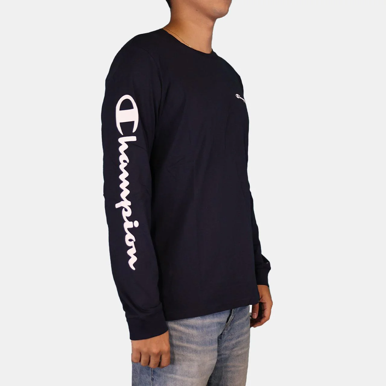 Champion Crewneck Long Sleeve T-Shirt - Image 3
