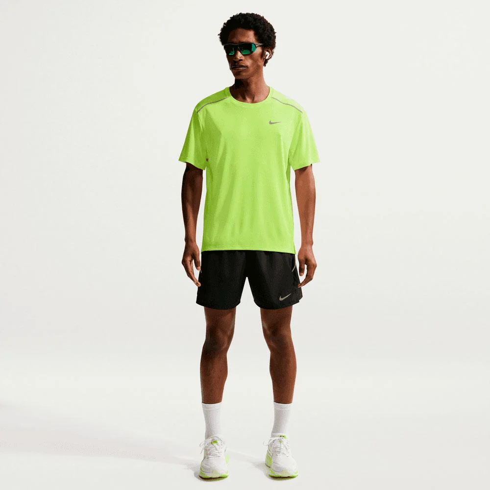 Camiseta Nike Miler De Running De Manga Corta Con Protección Uv DrI-Fit - Hombre