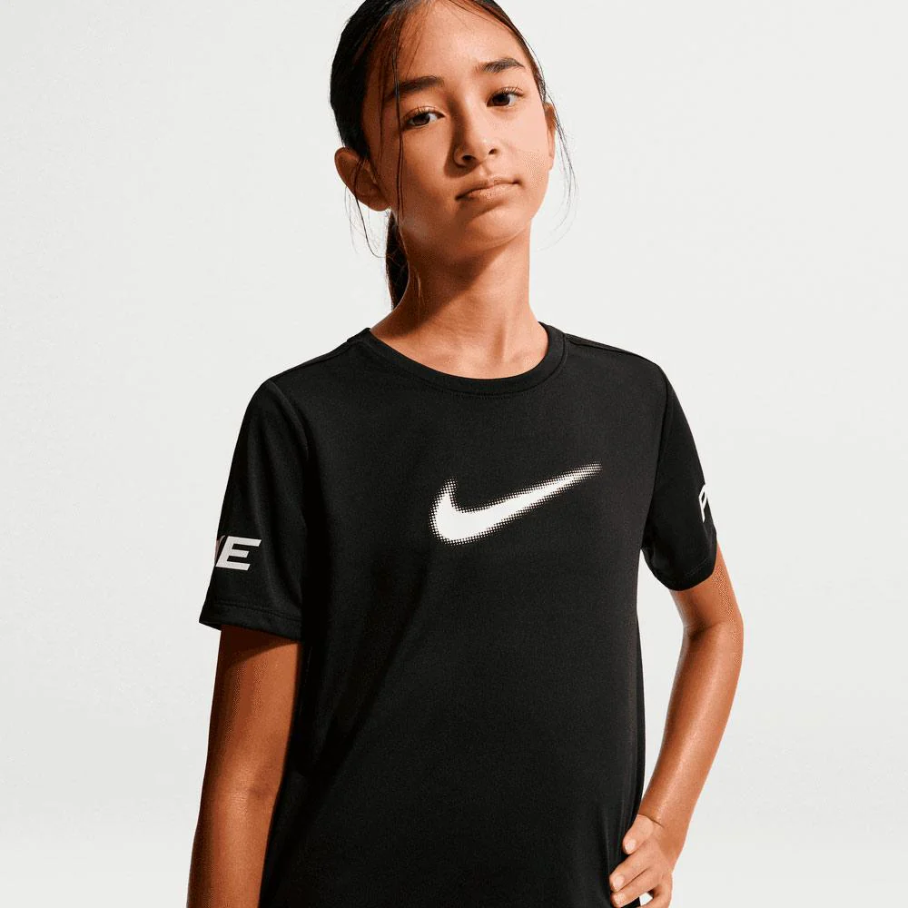 Camiseta Nike Pro De Entrenamiento De Manga Corta DrI-Fit - Niña - Image 3