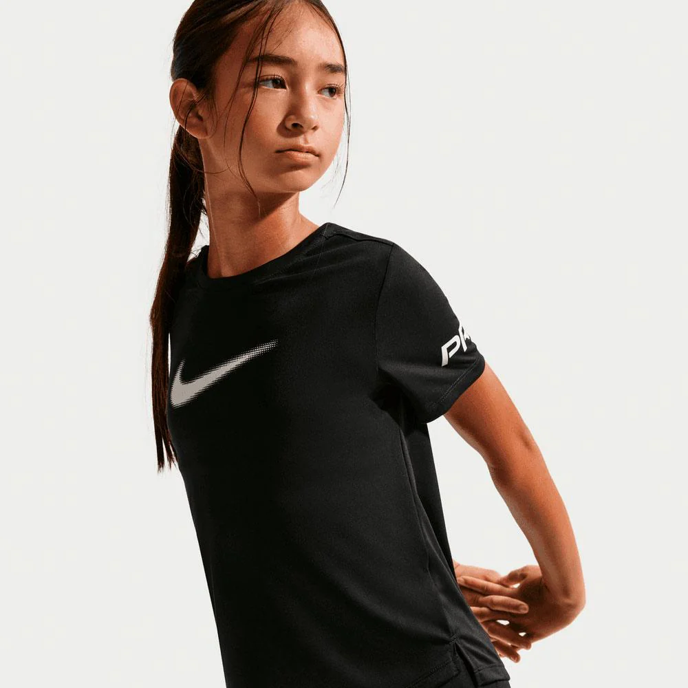 Camiseta Nike Pro De Entrenamiento De Manga Corta DrI-Fit - Niña - Image 5