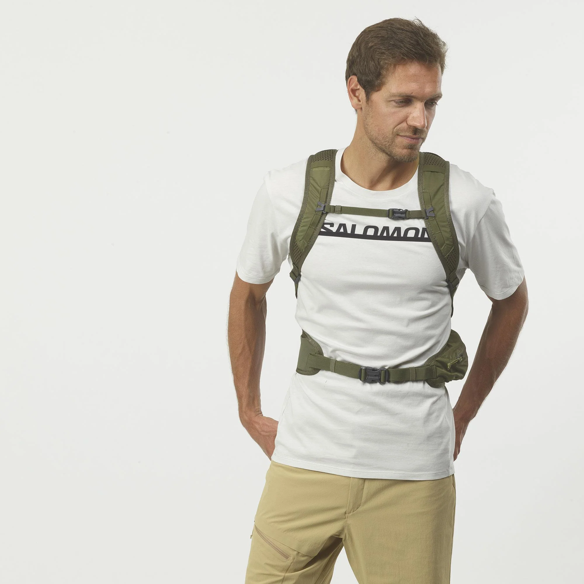 Mochila Salomon Trailblazer 20 Martini Olive/olive Night/ebony - Image 2