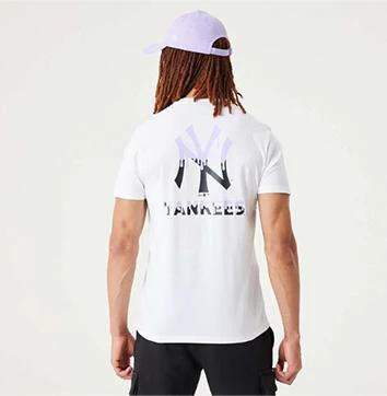 New Era Camiseta New York Yankees Mlb Drip Logo Blanco - Image 2