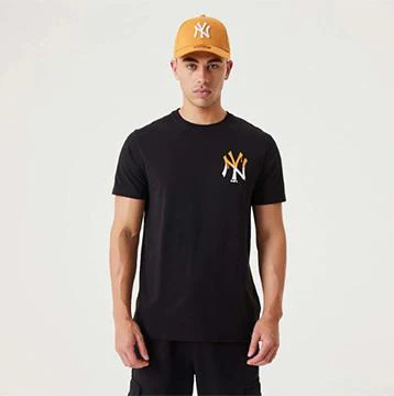 New Era Camiseta New York Yankees Mlb Drip Logo Negro