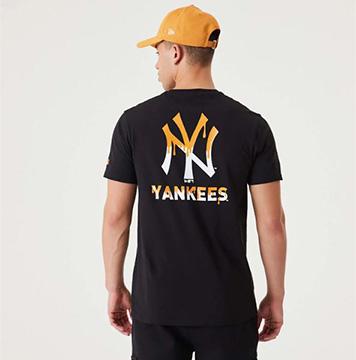 New Era Camiseta New York Yankees Mlb Drip Logo Negro - Image 2