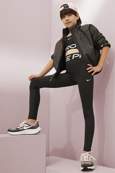 Nike Pro Girls' DrI-Fit Leggings - Image 3