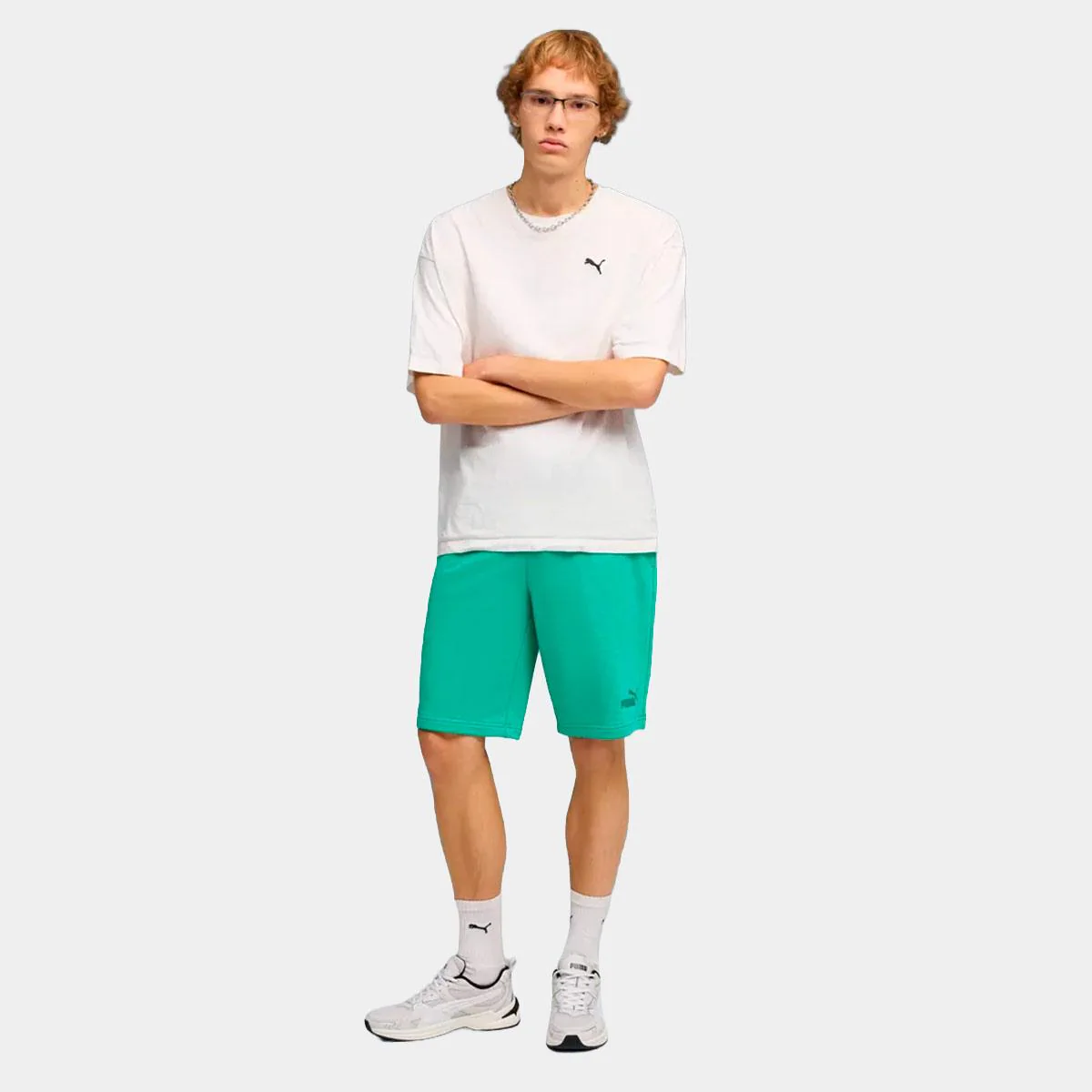 Pantalones Cortos Puma Essentials No. 1 Logo De 10" Para Hombre - Image 5