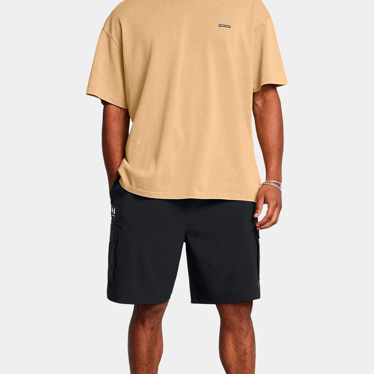 Pantalones Cortos Ua Vibe Woven Cargo 8” Para Hombre