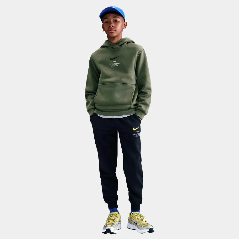 Pullover Hoodie Nike Sportswear Club Fleece Big Kids (boys)