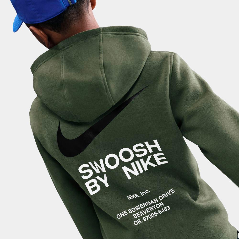 Pullover Hoodie Nike Sportswear Club Fleece Big Kids (boys) - Image 4