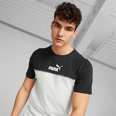 Puma Essential Block X Tape Tee,astro Red