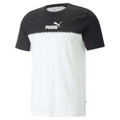 Puma Essential Block X Tape Tee,astro Red - Image 3