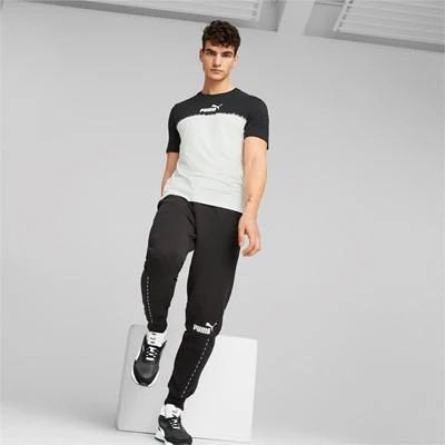 Puma Essential Block X Tape Tee,astro Red - Image 5
