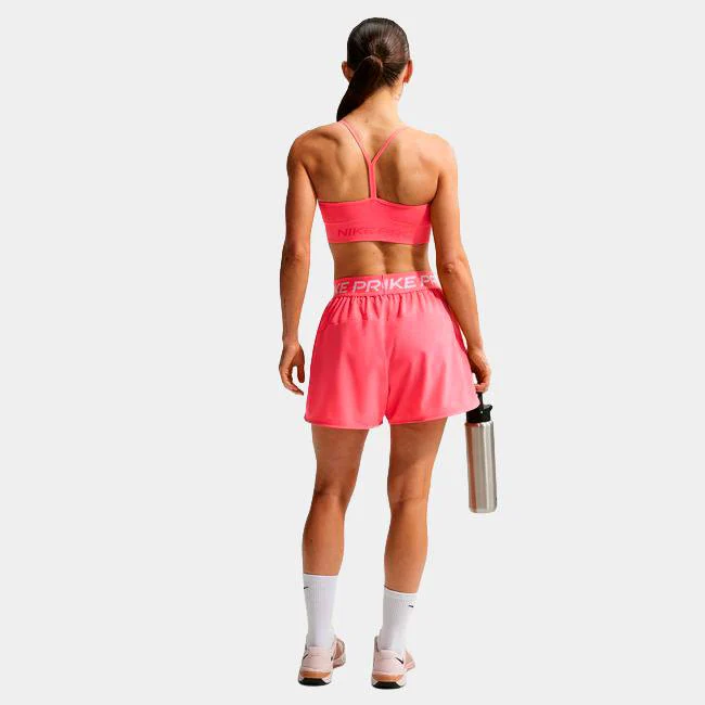 Shorts Nike Pro DrI-Fit MiD-Rise BrieF-Lined 3" Woven Para Mujer - Image 2