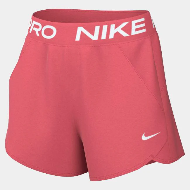 Shorts Nike Pro DrI-Fit MiD-Rise BrieF-Lined 3" Woven Para Mujer - Image 4