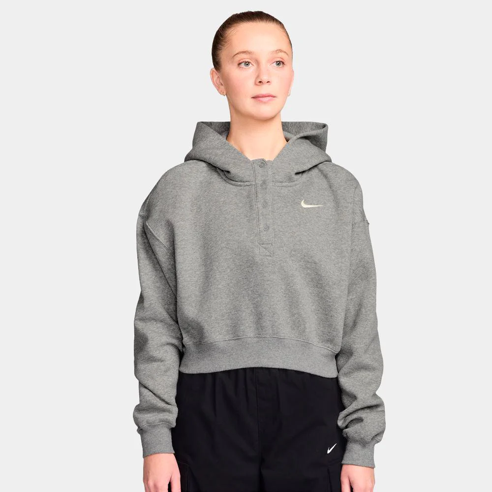 Sudadera Nike Sportswear Phoenix Fleece Con Capucha Henley - Mujer