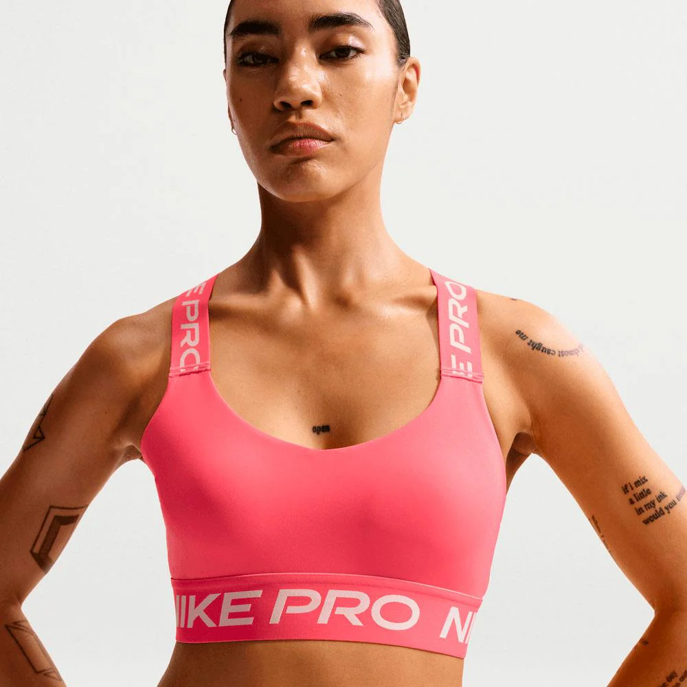 Sujetador Nike Pro Deportivo De Protección Ligera Sin Almohadilla - Mujer - Image 4