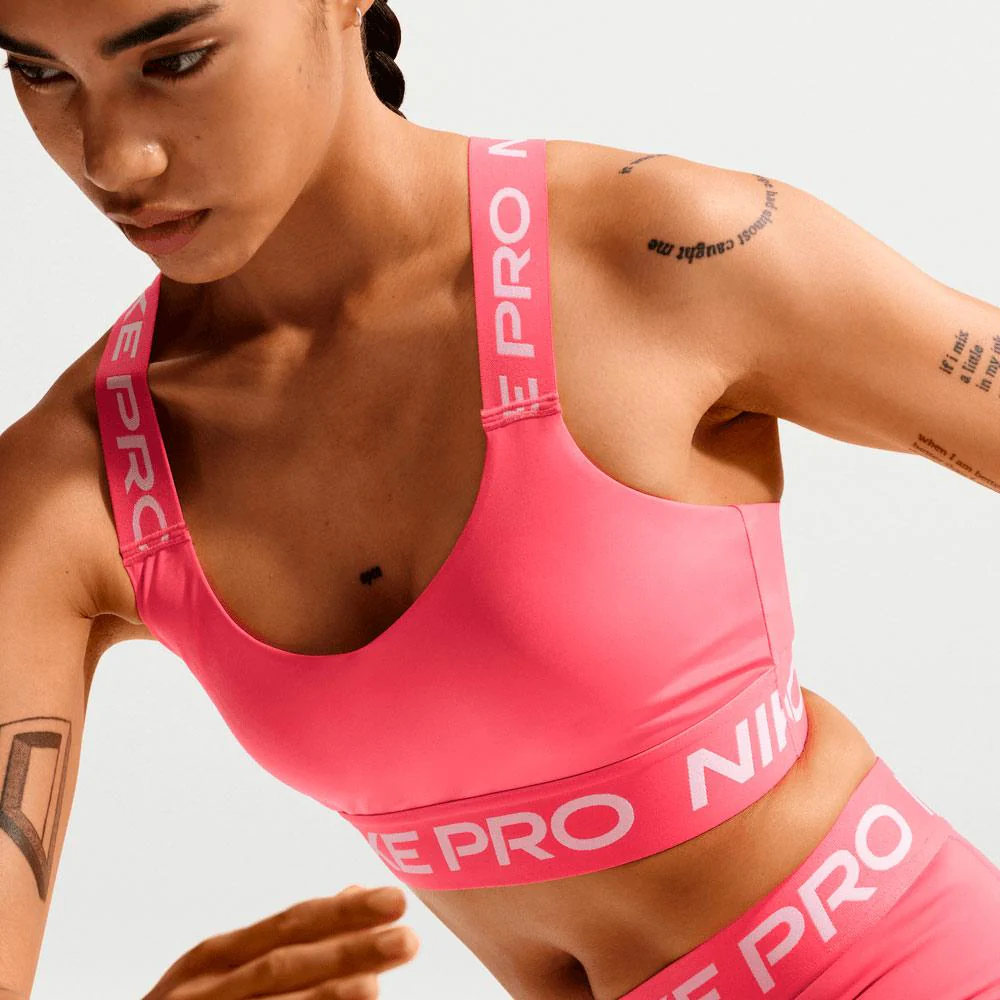 Sujetador Nike Pro Deportivo De Protección Ligera Sin Almohadilla - Mujer - Image 5